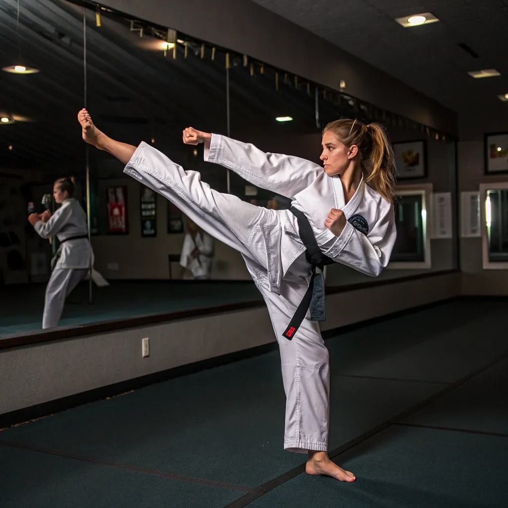 Emily gaining confidence through martial arts